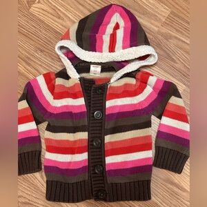 Knit Old Navy Toddler Button Up Hoodie/Jacket 2T